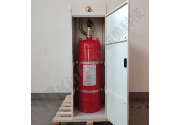 Cabinet-type single-cylinder heptafluoromethane fire extinguishing system