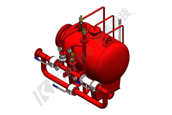 Pressure proportioning mixing device
